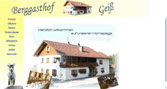 Desktop Screenshot of berggasthof-geiss.de