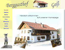 Tablet Screenshot of berggasthof-geiss.de